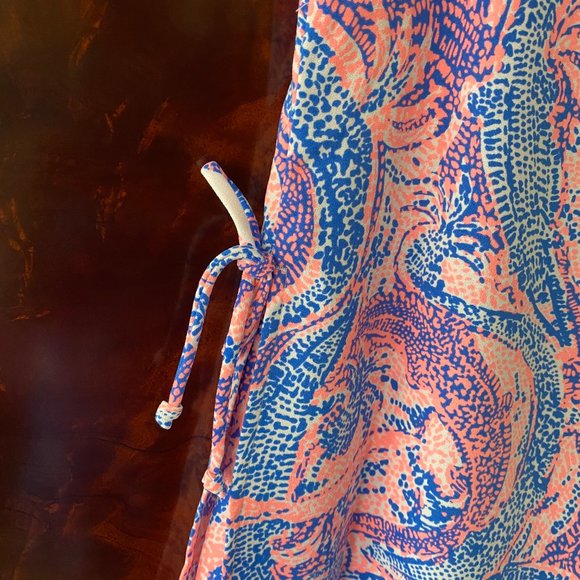 Lilly Pulitzer Pink and Blue Sleeveless Dress - Picture 8 of 10